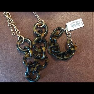 J crew necklace and bracelet